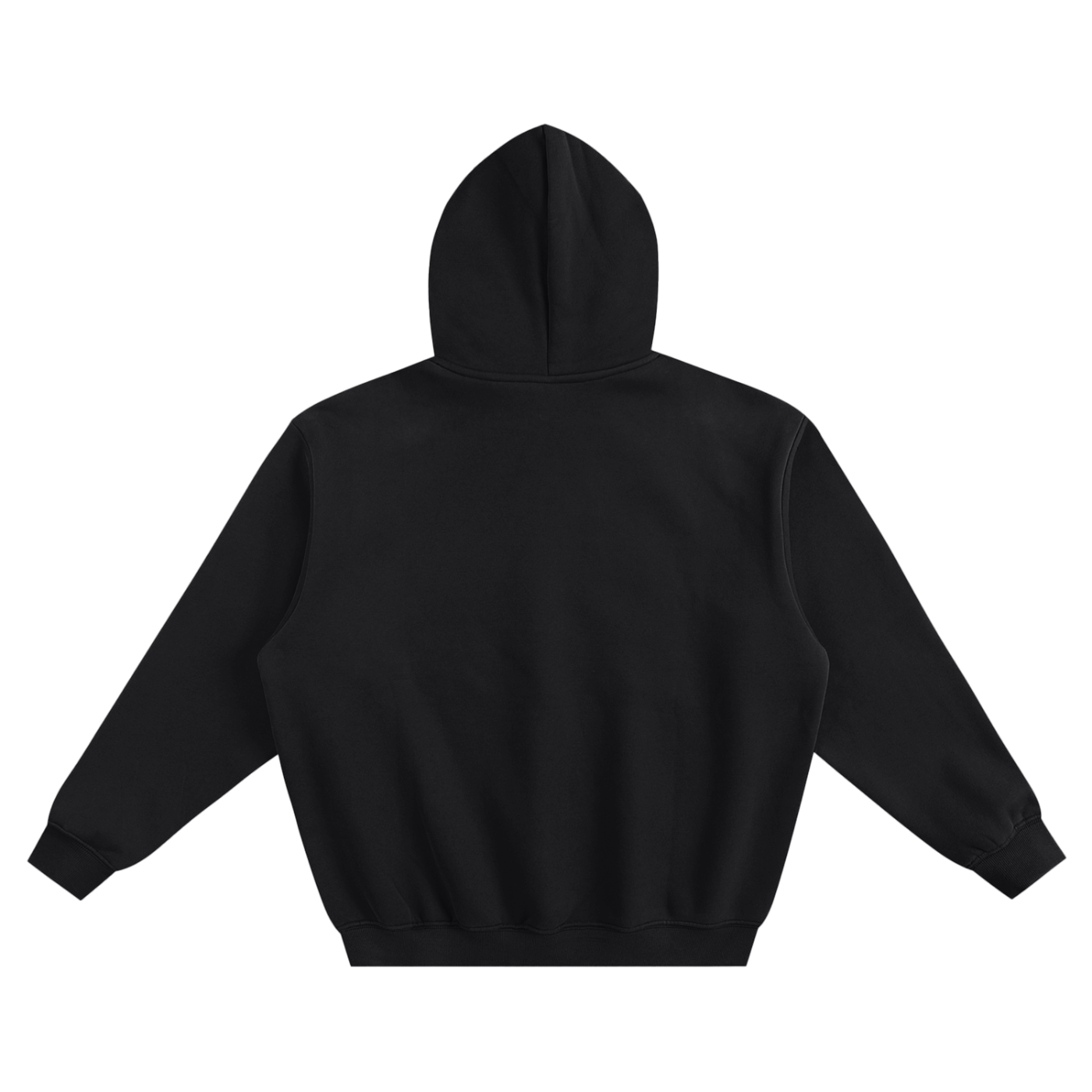 Black hoodie on a white background