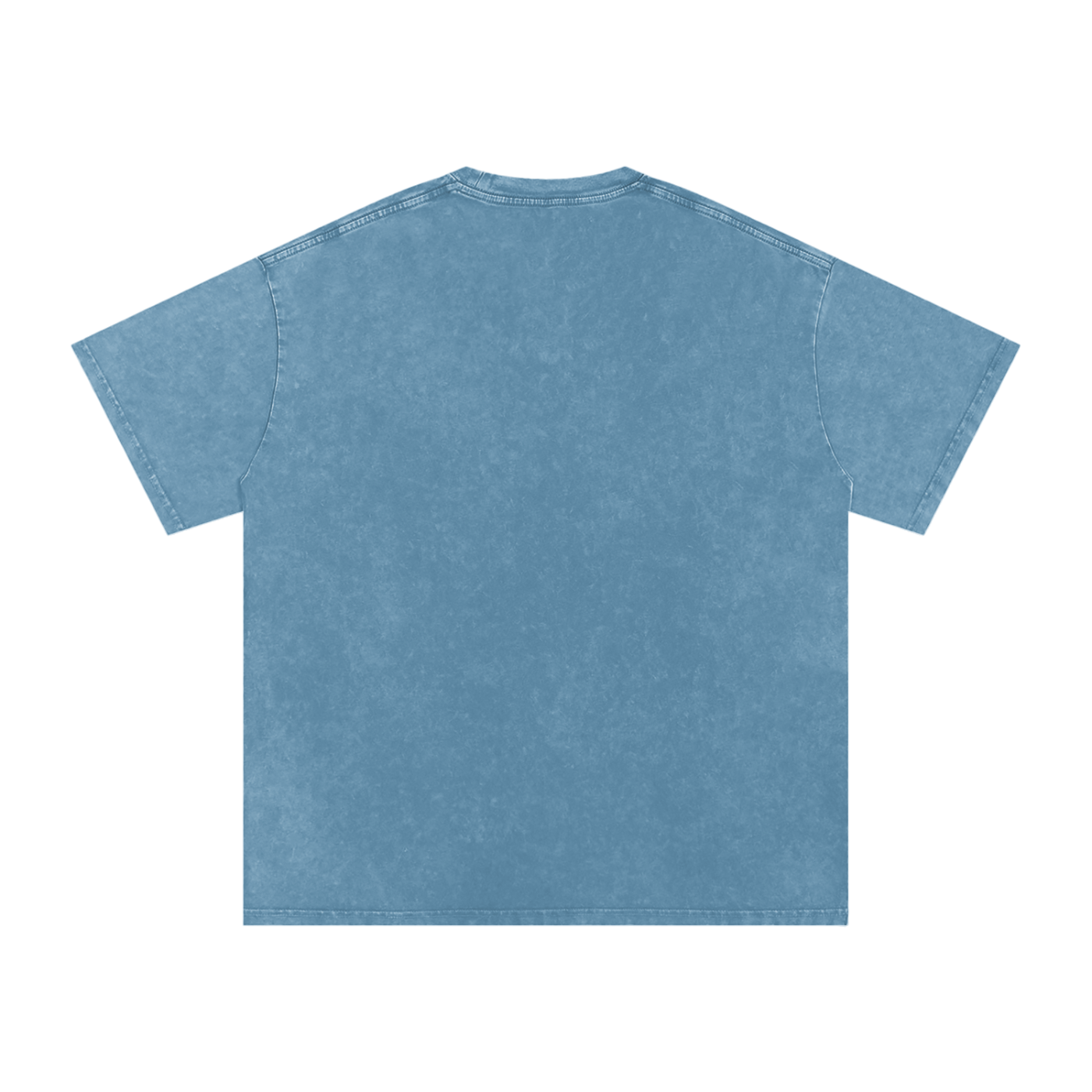 Blue t-shirt on a white background