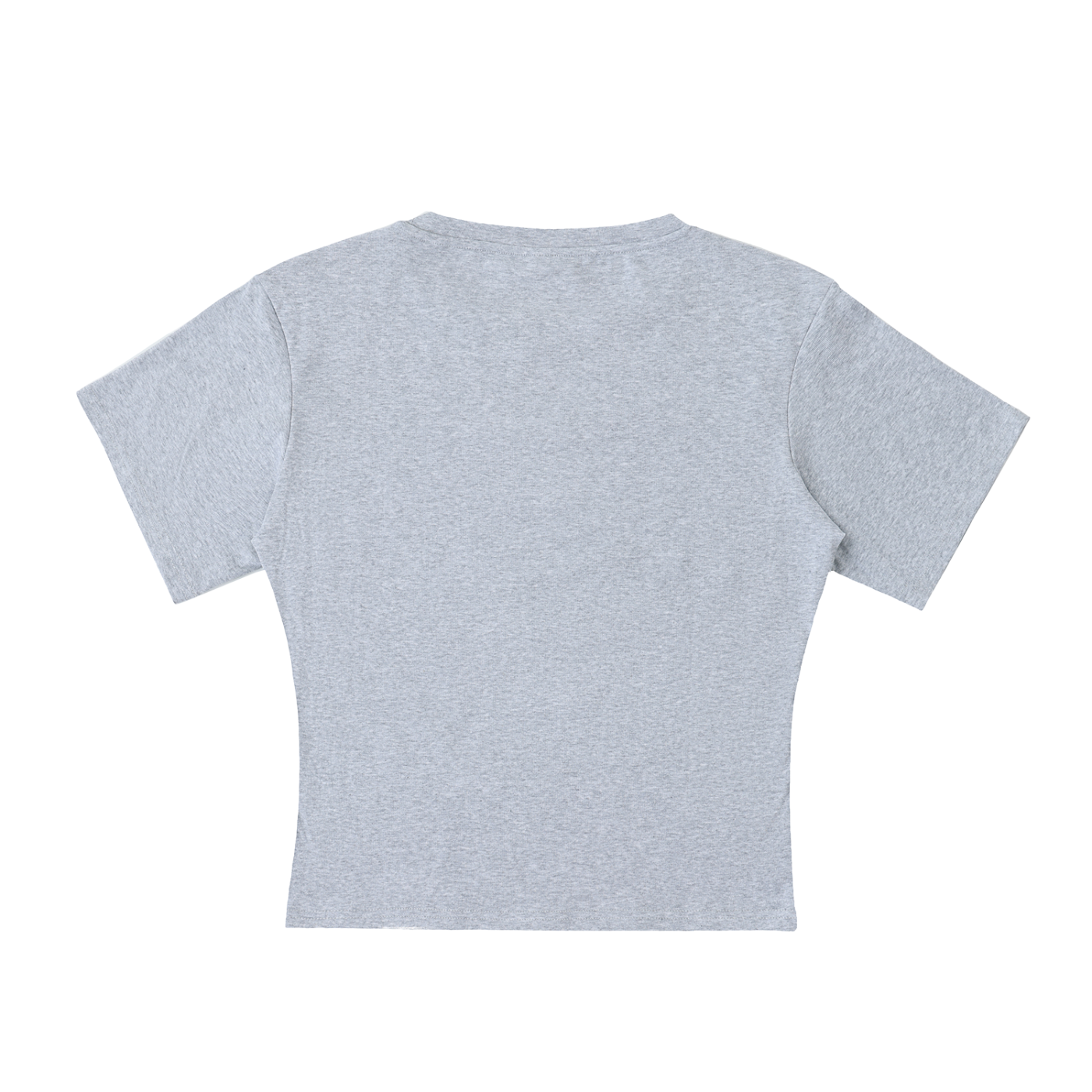 Gray t-shirt on a white background