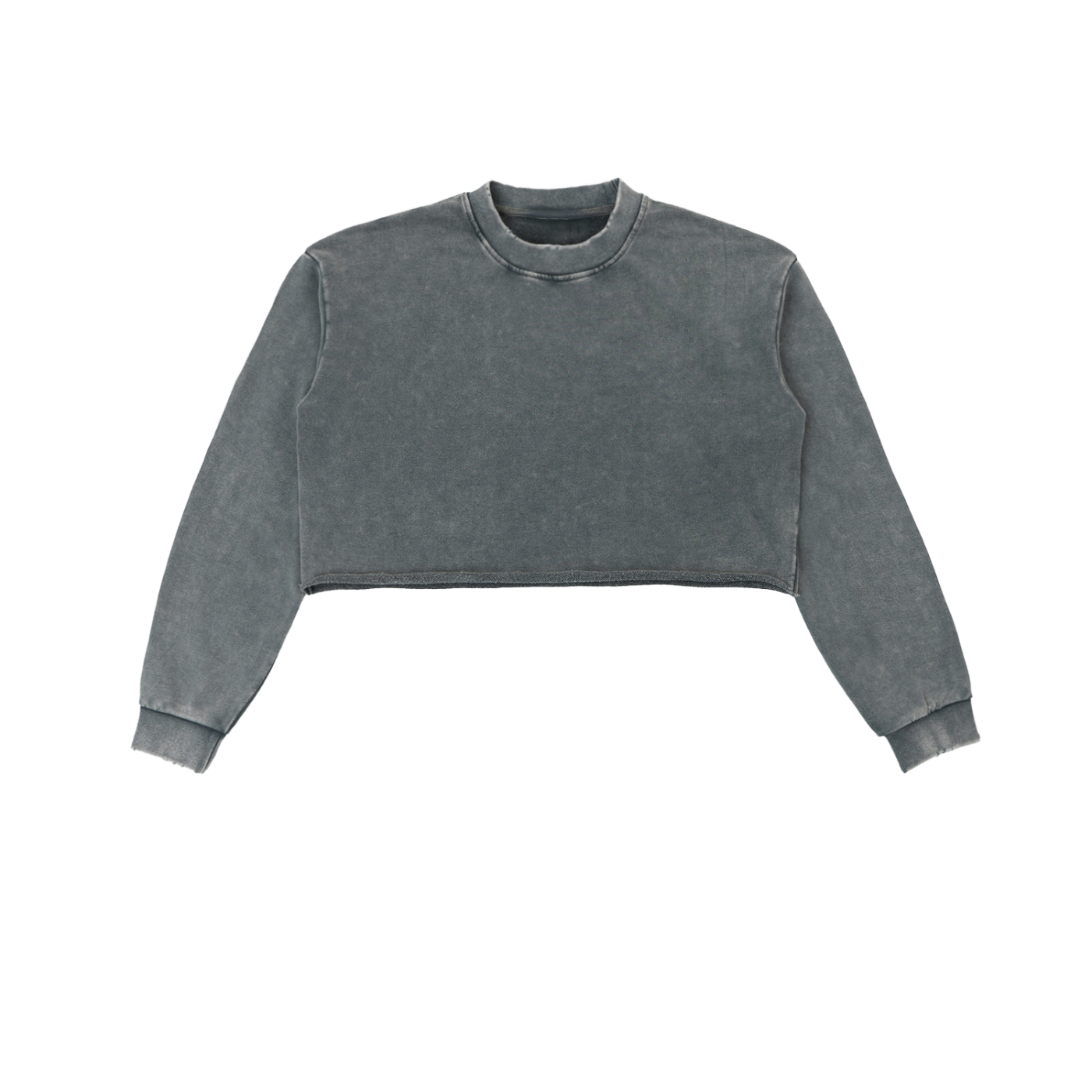 Gray sweatshirt on a white background