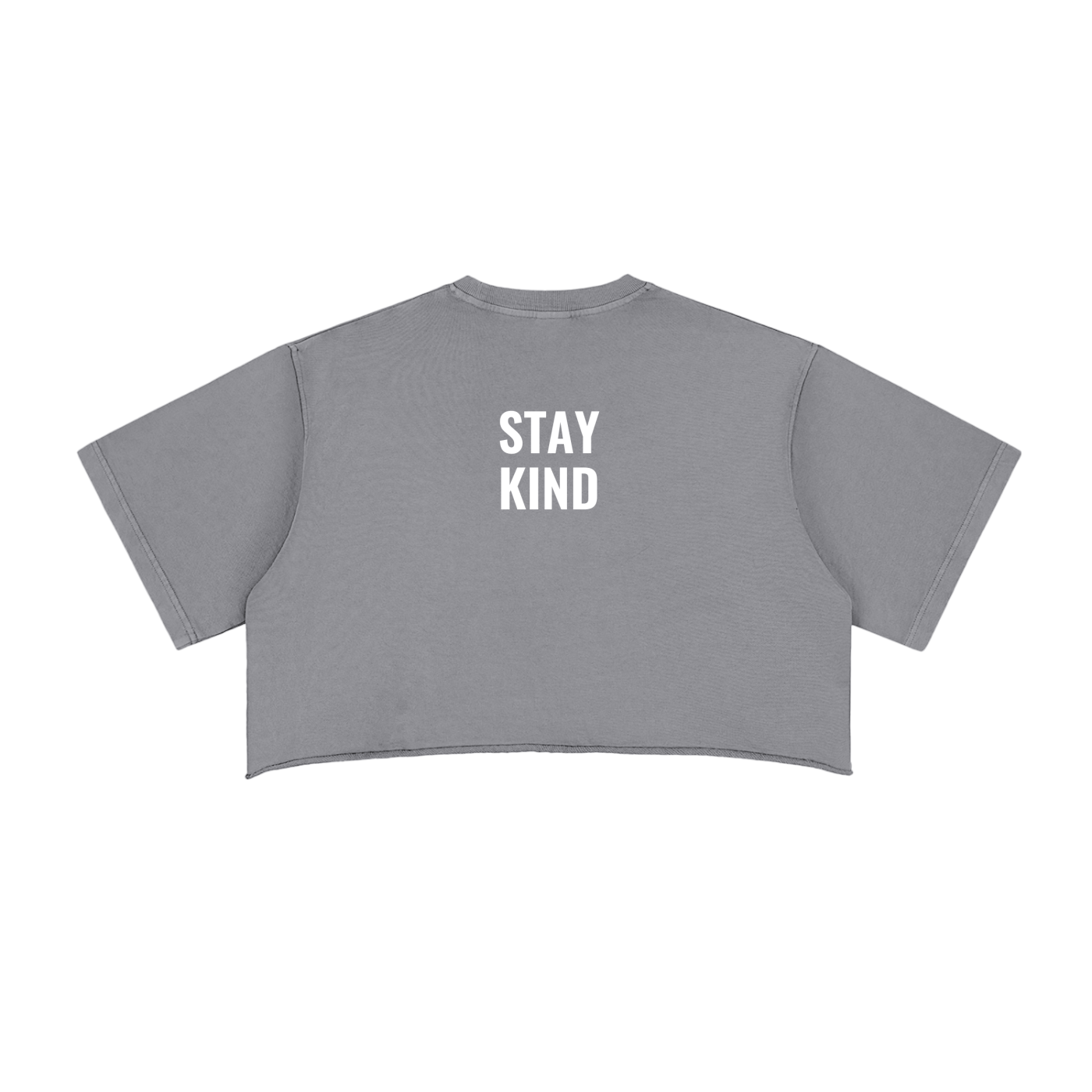 'Stay Kind' Relaxed Fit Crop Top