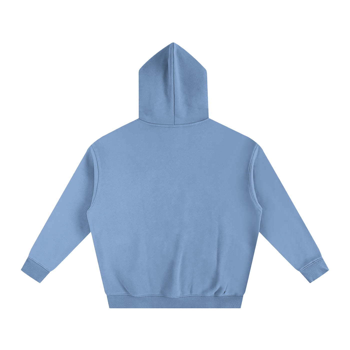 Light blue hoodie on a white background