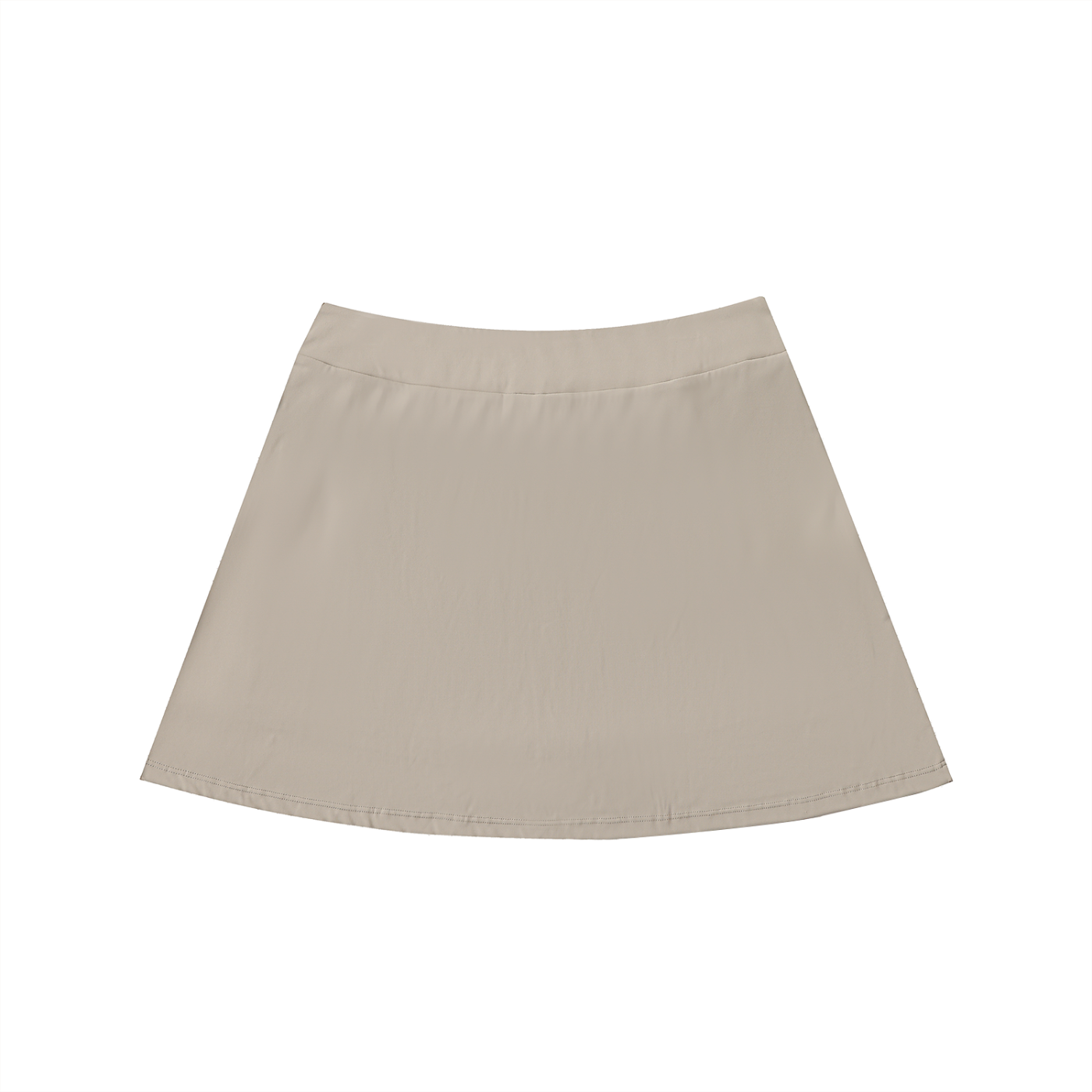 Beige skirt on a white background