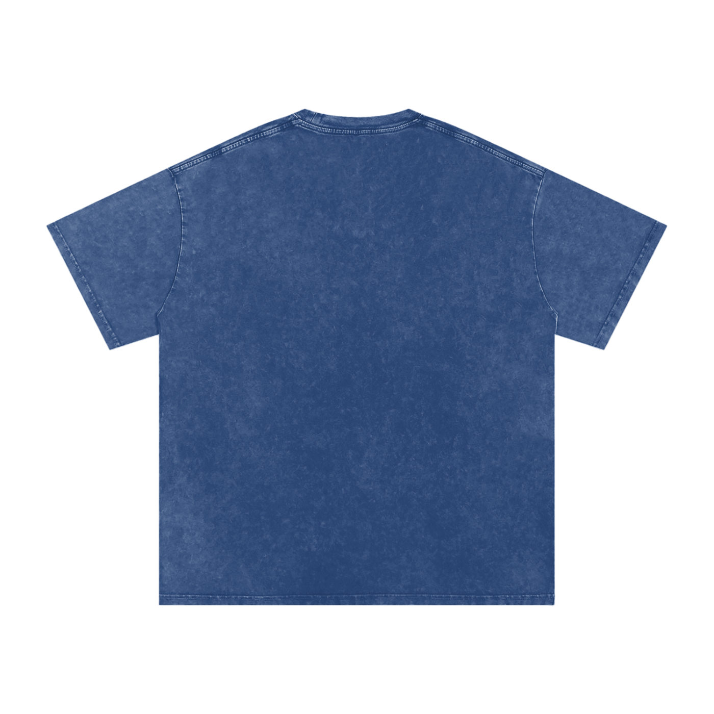 Deep Blue t-shirt on a white background