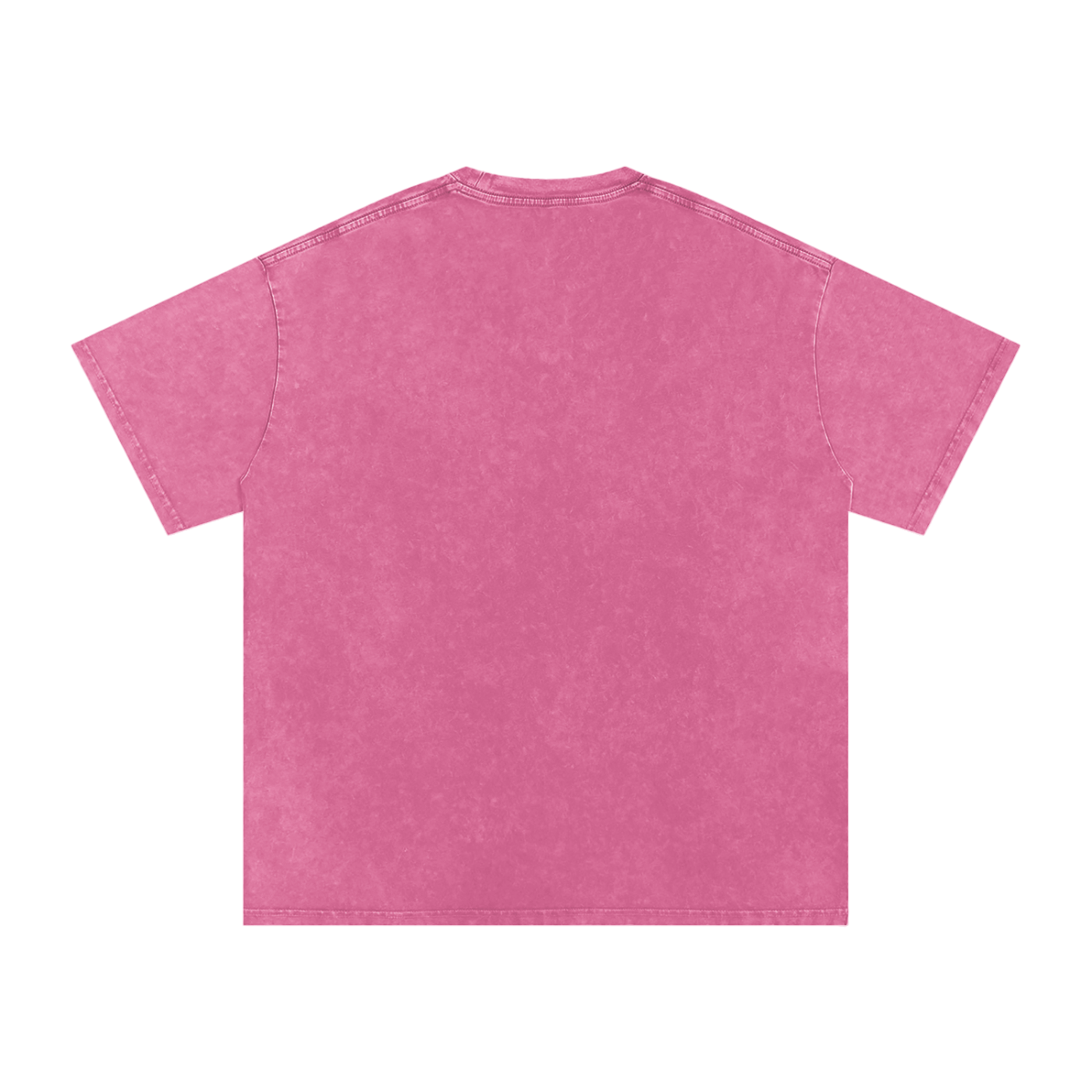 Pink t-shirt on a white background
