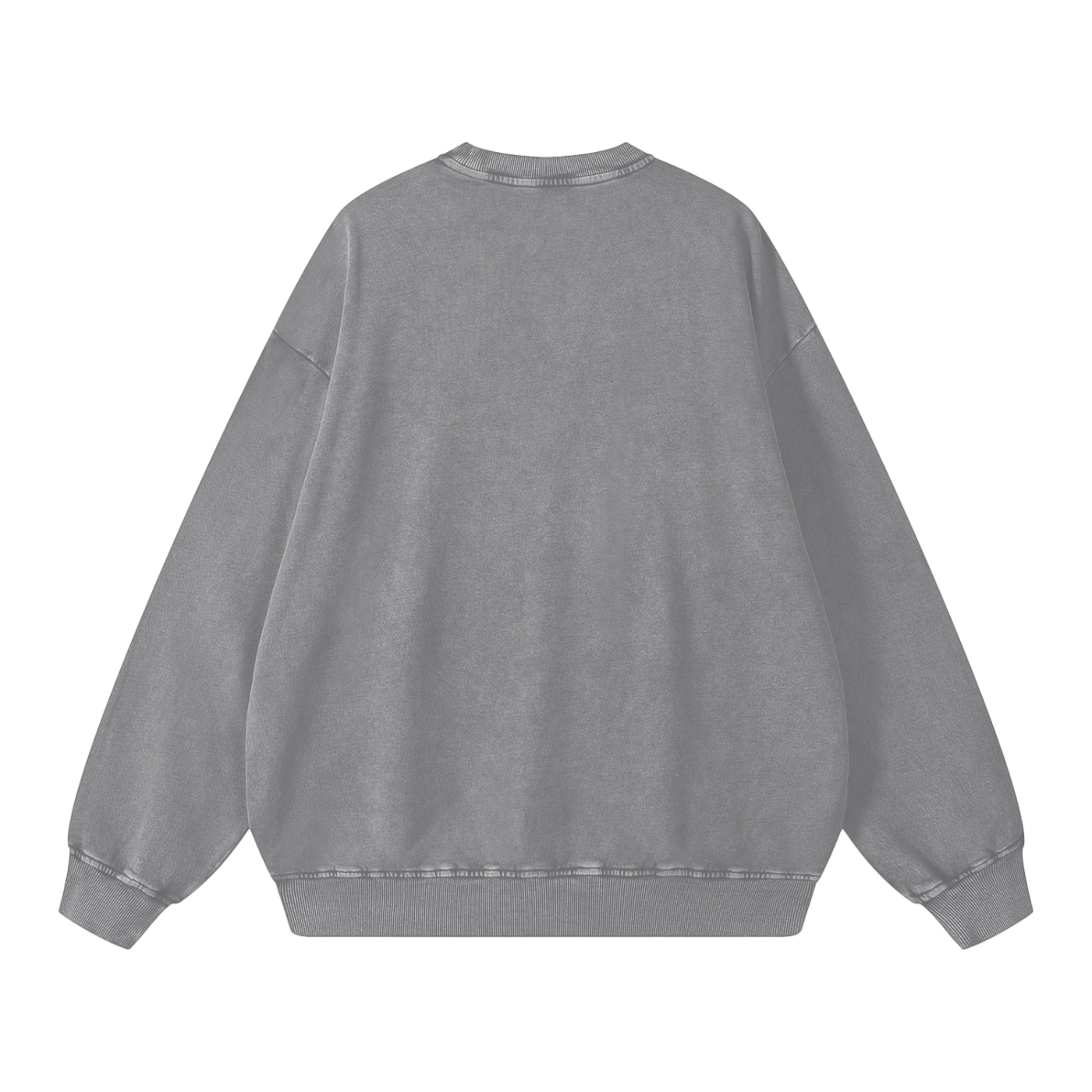 Plain Gray sweatshirt on a white background