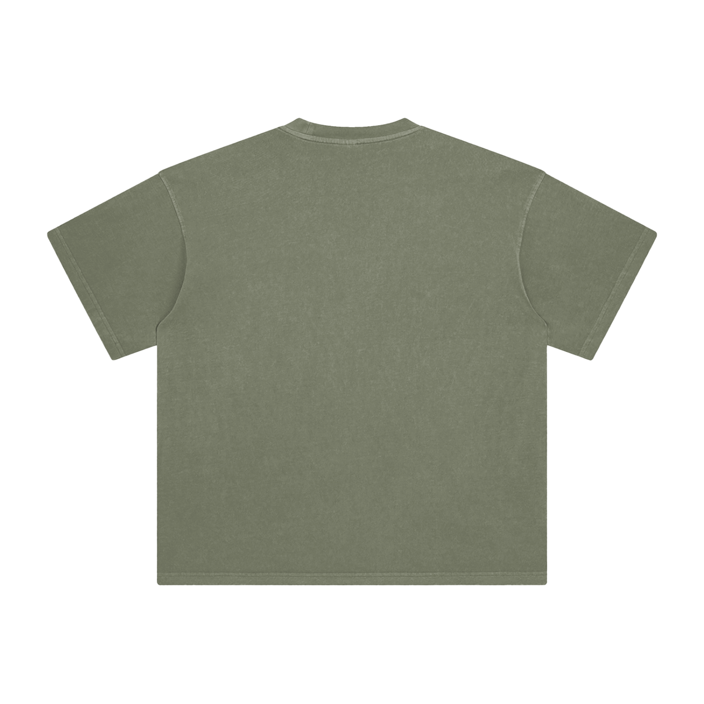 Green t-shirt on a white background