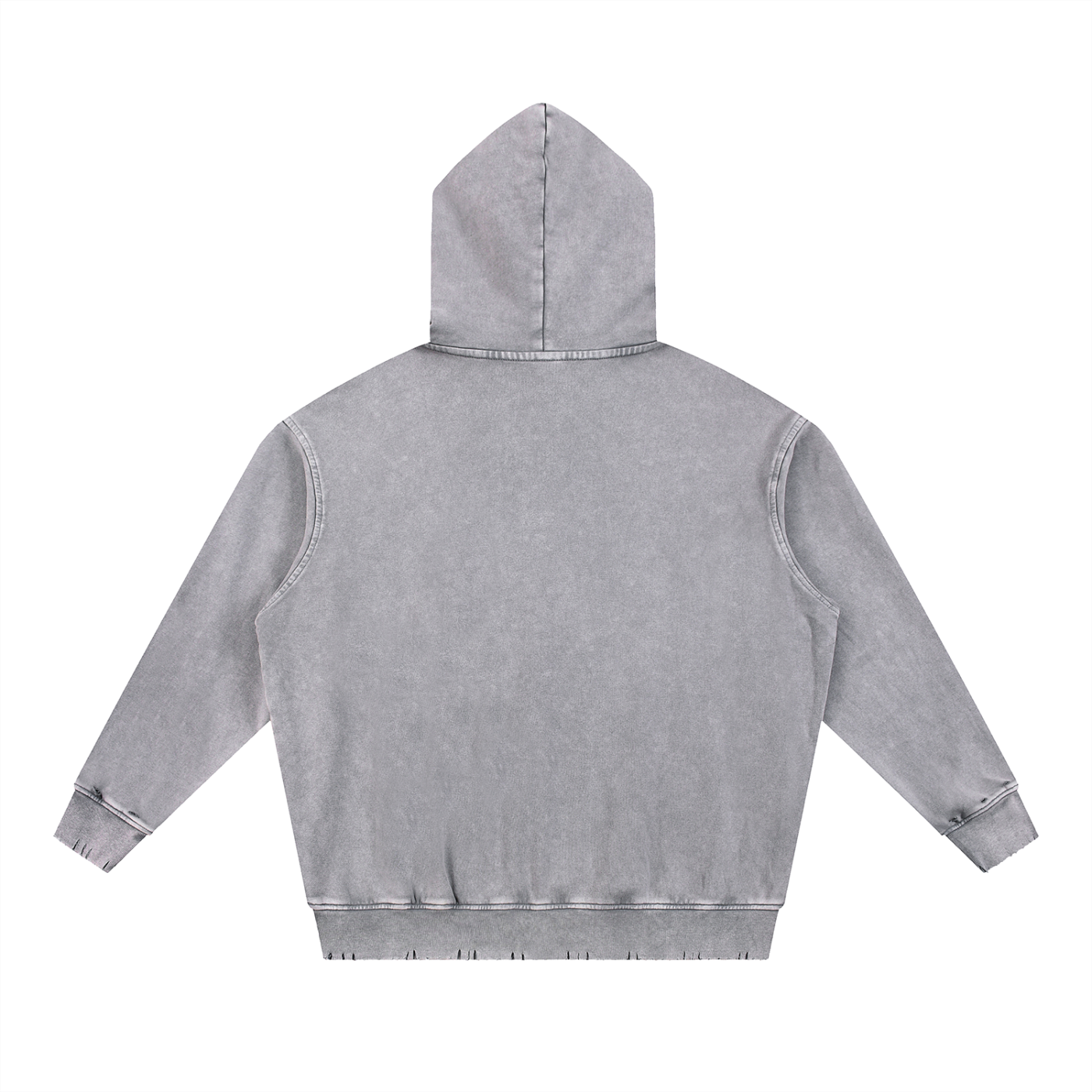 Light gray hoodie on a white background