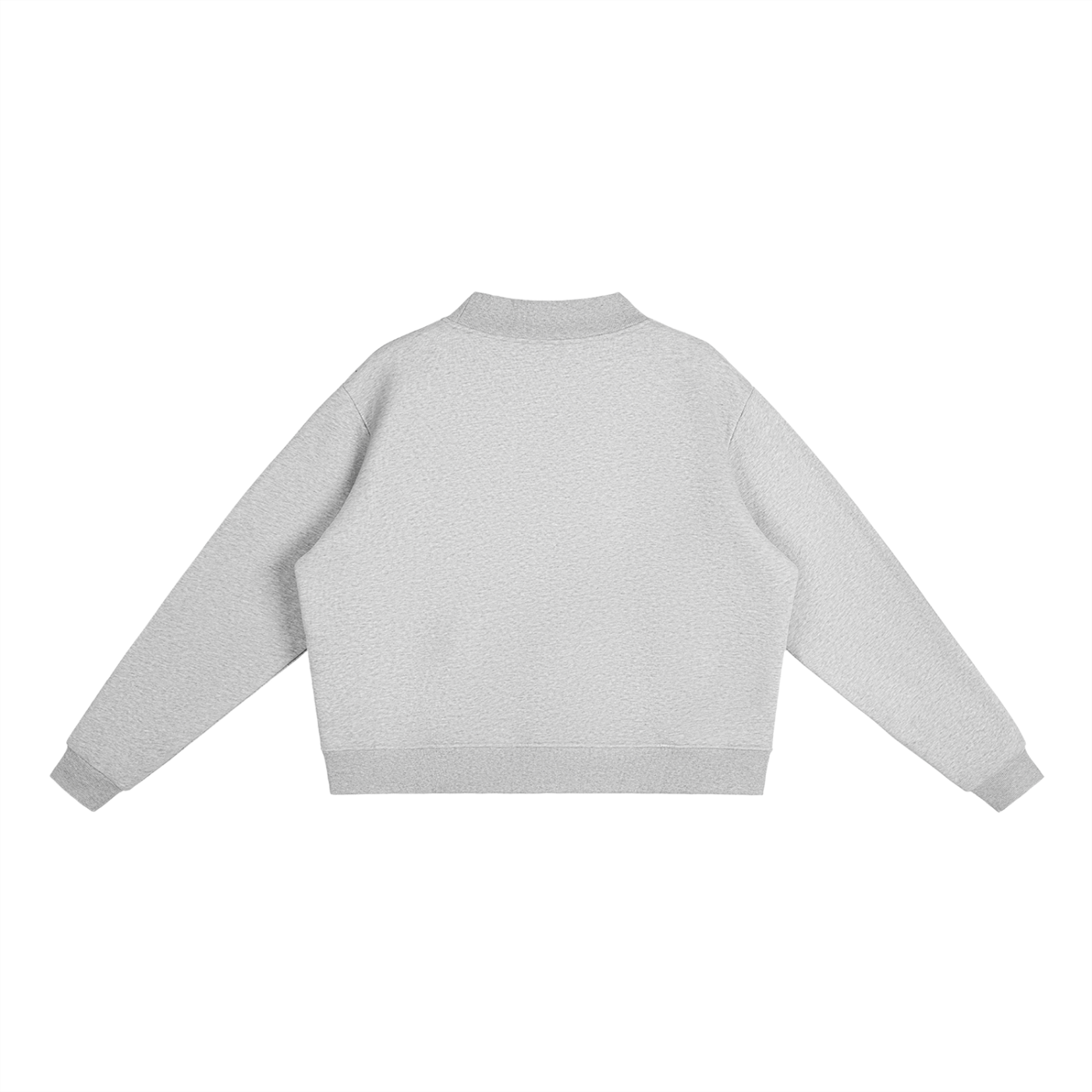Light Gray sweatshirt on a white background