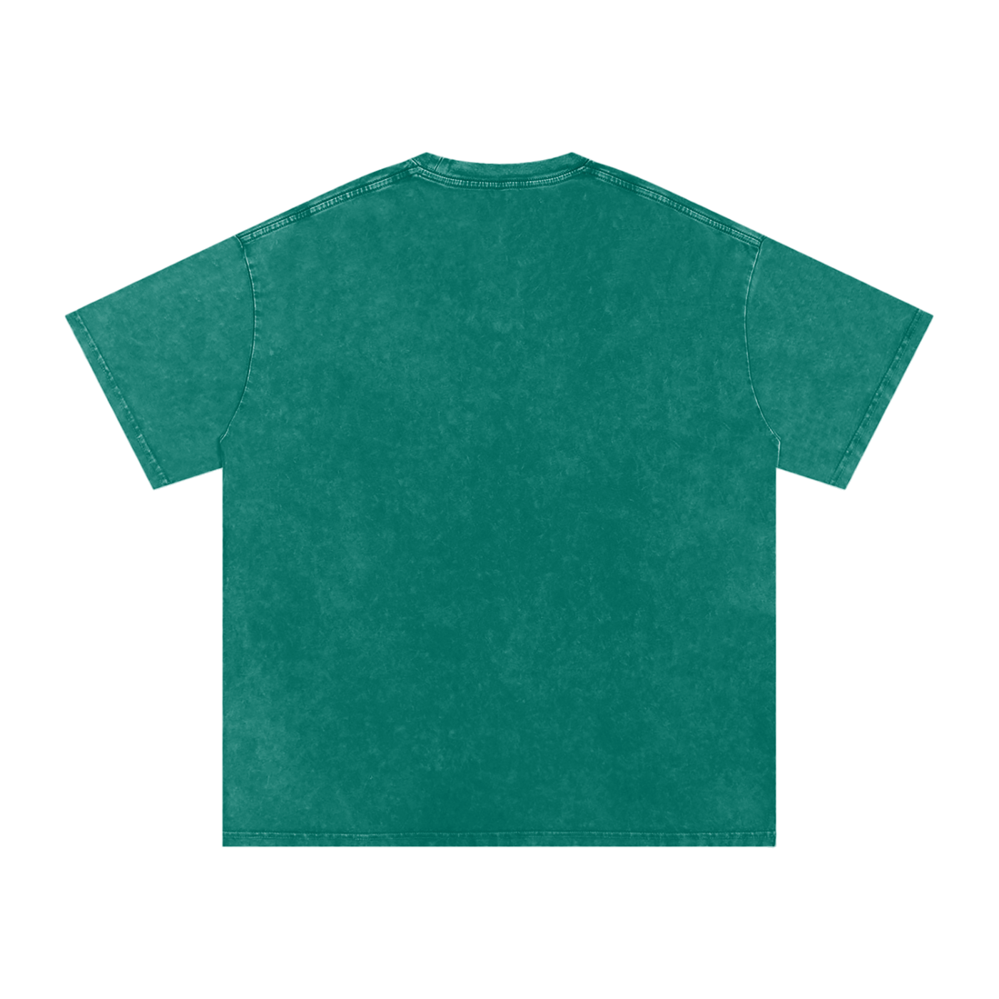 Green t-shirt on a white background