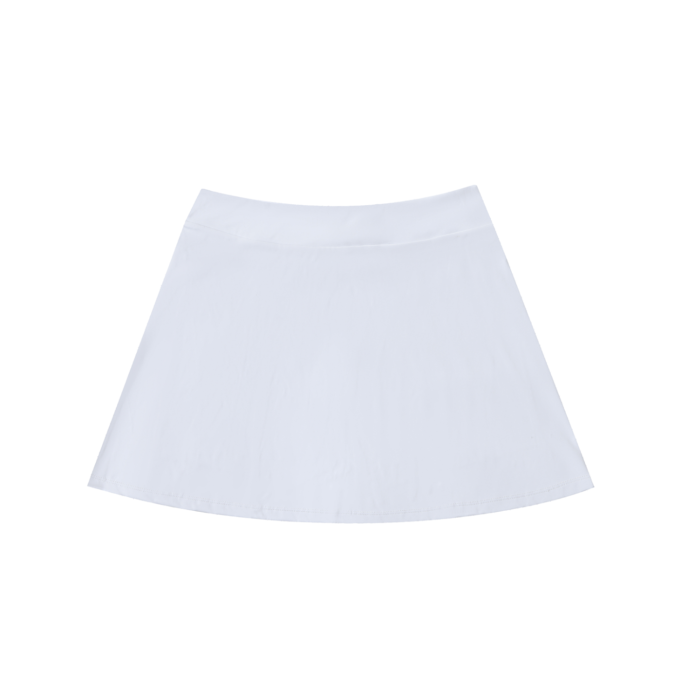 White skirt on a white background