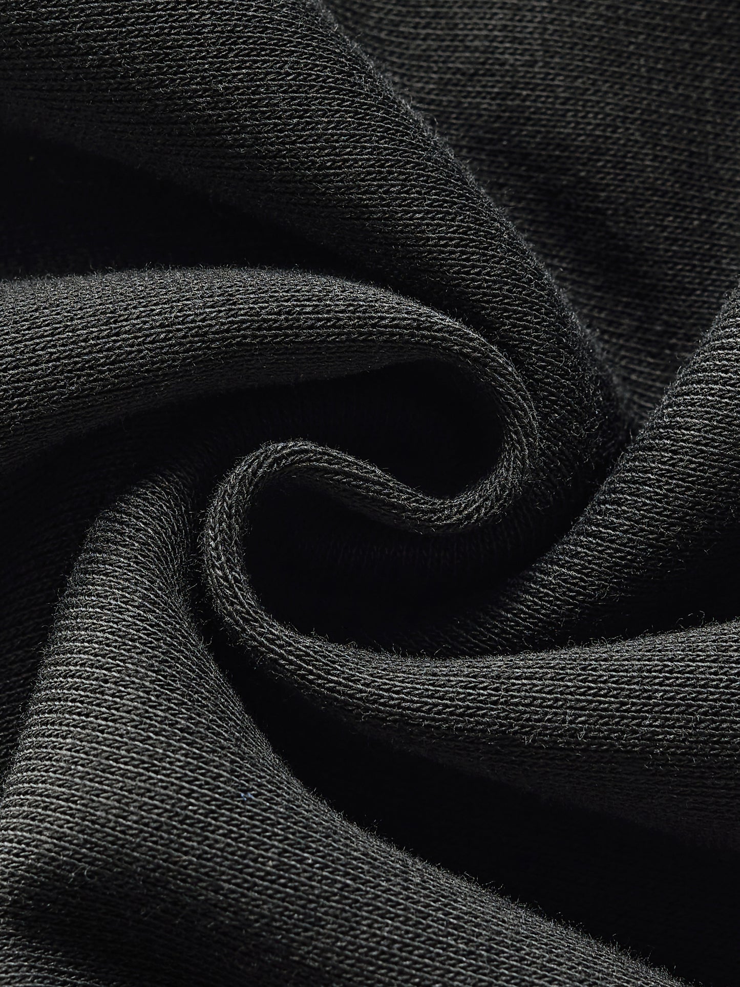 Close-up of dark fabric with folds