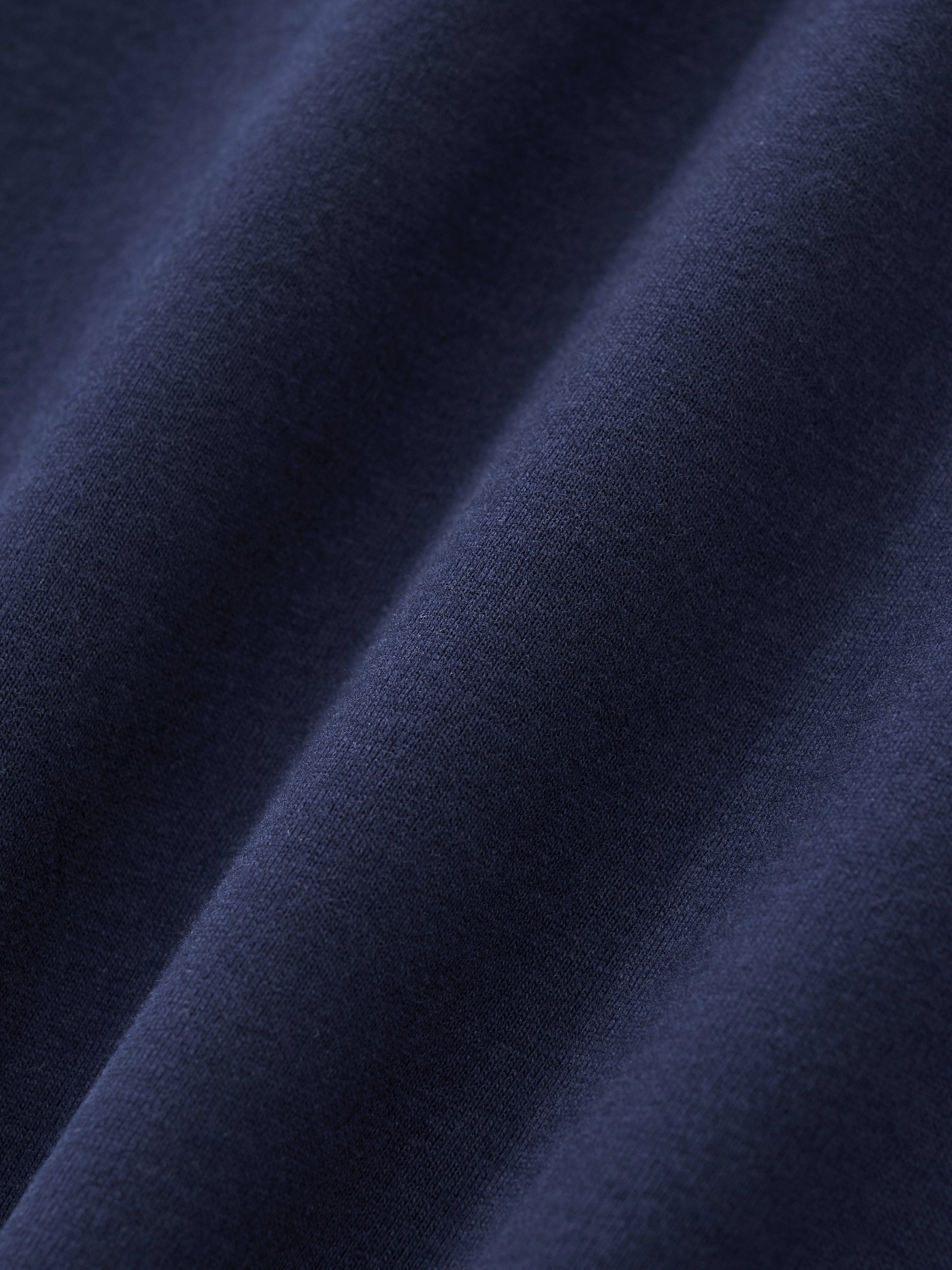 Close-up of dark blue fabric texture