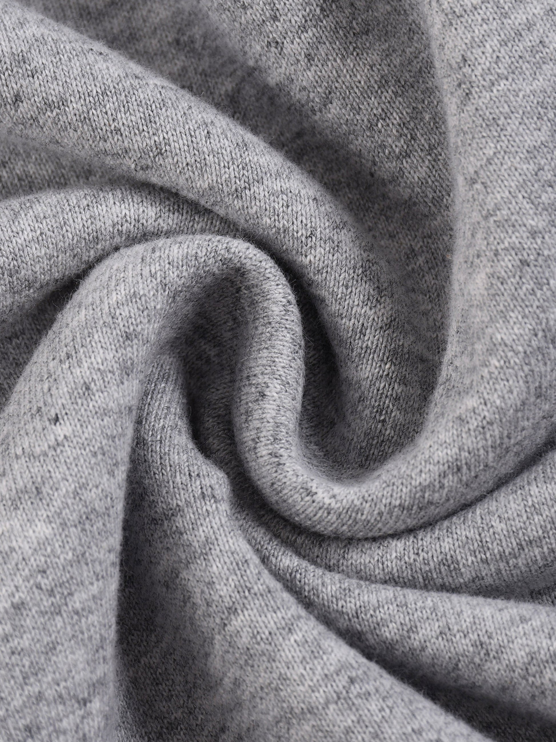 Close-up of gray fabric with folds
