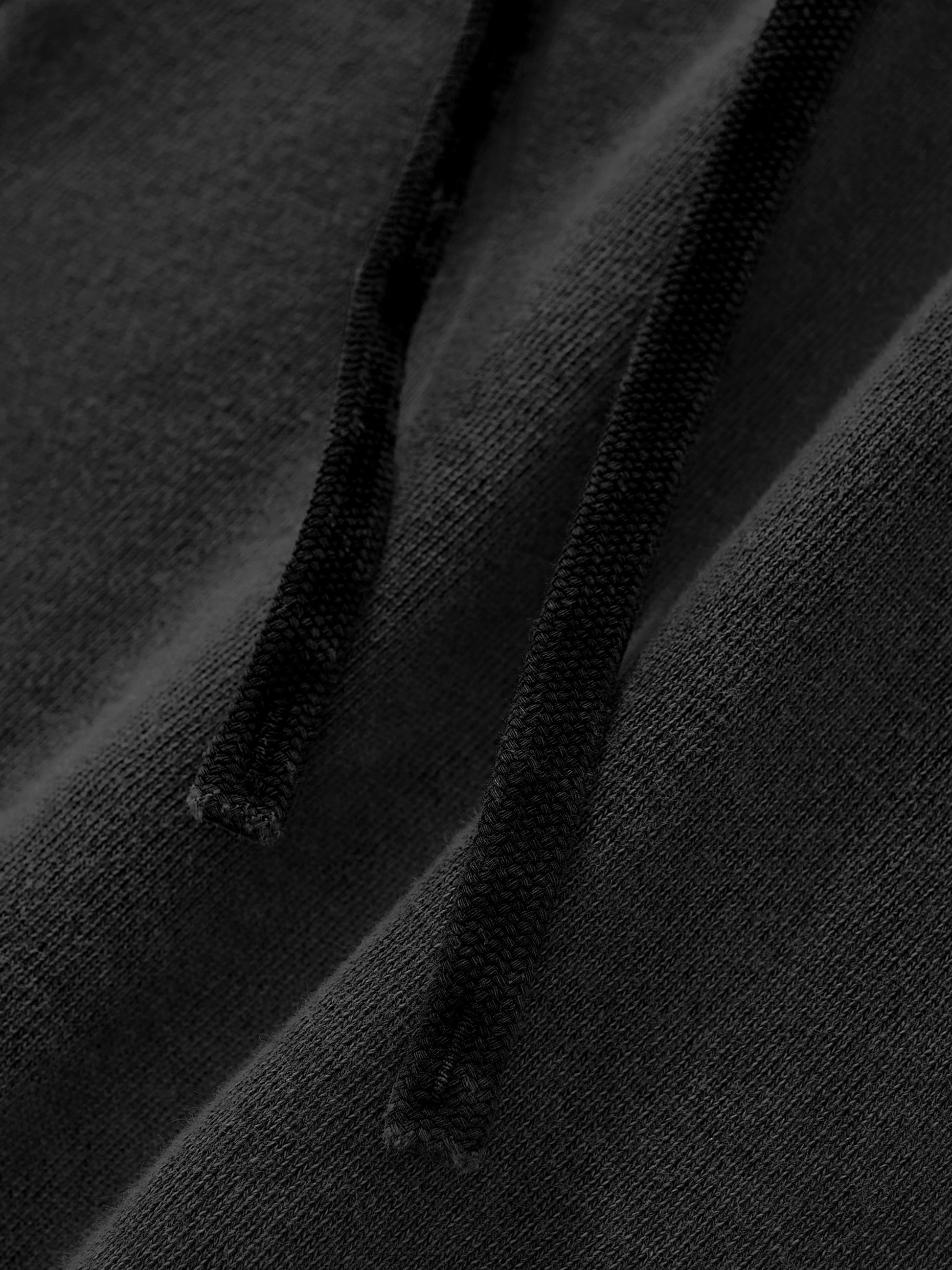 Close-up of black fabric texture