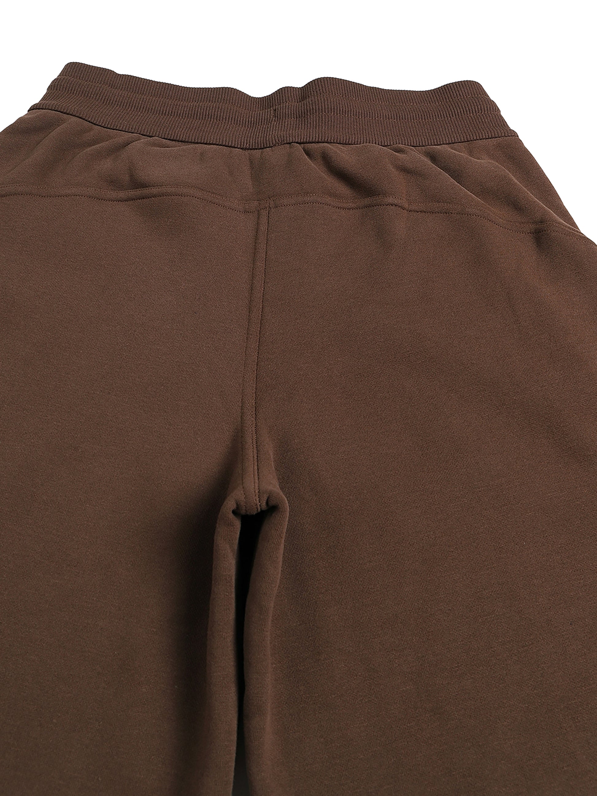 Brown sweatpants on a white background