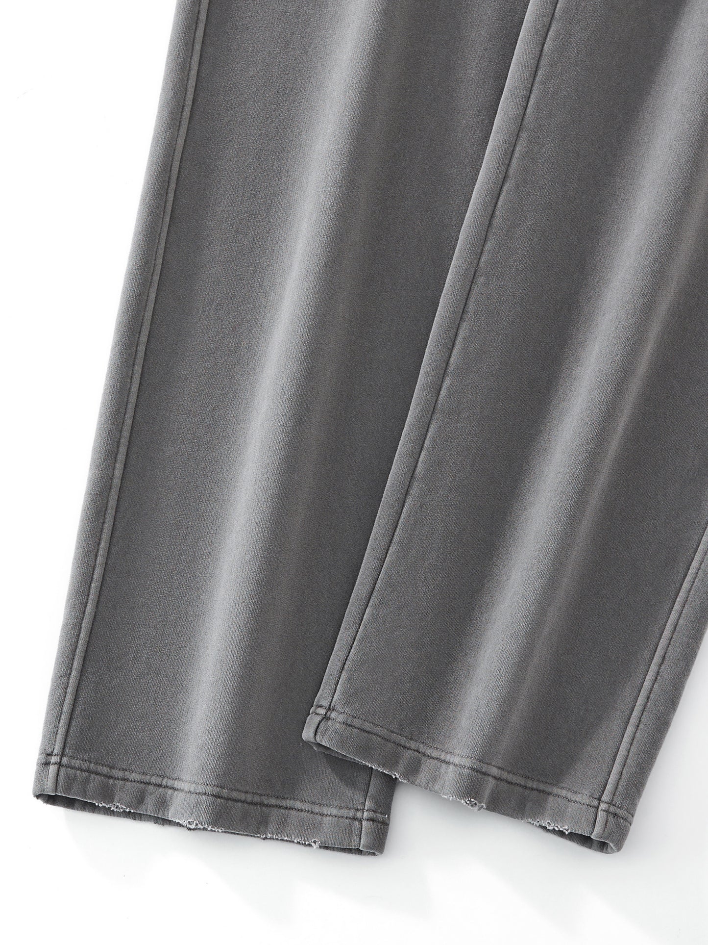 Gray sweatpants on a white background