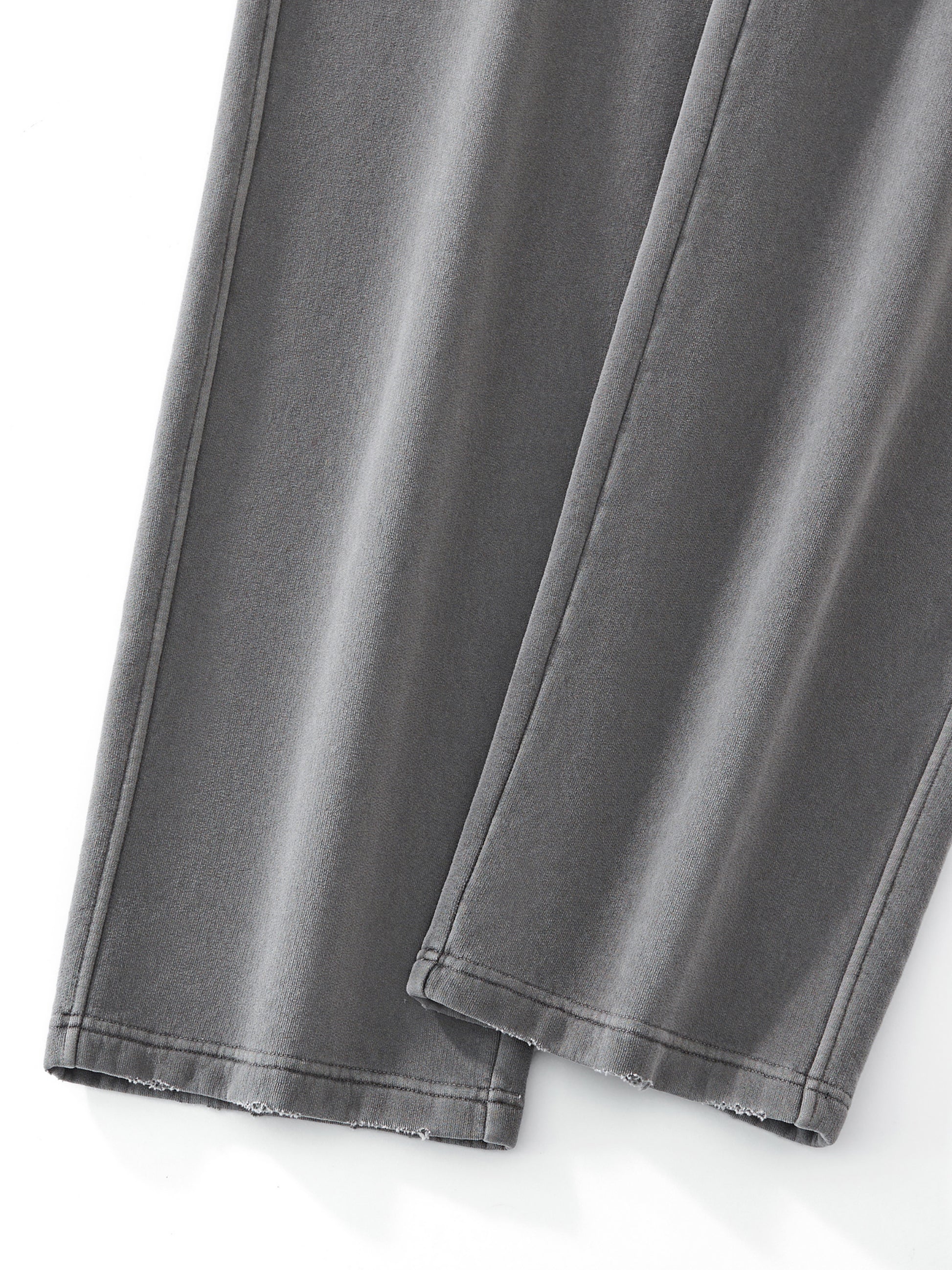 Gray sweatpants on a white background