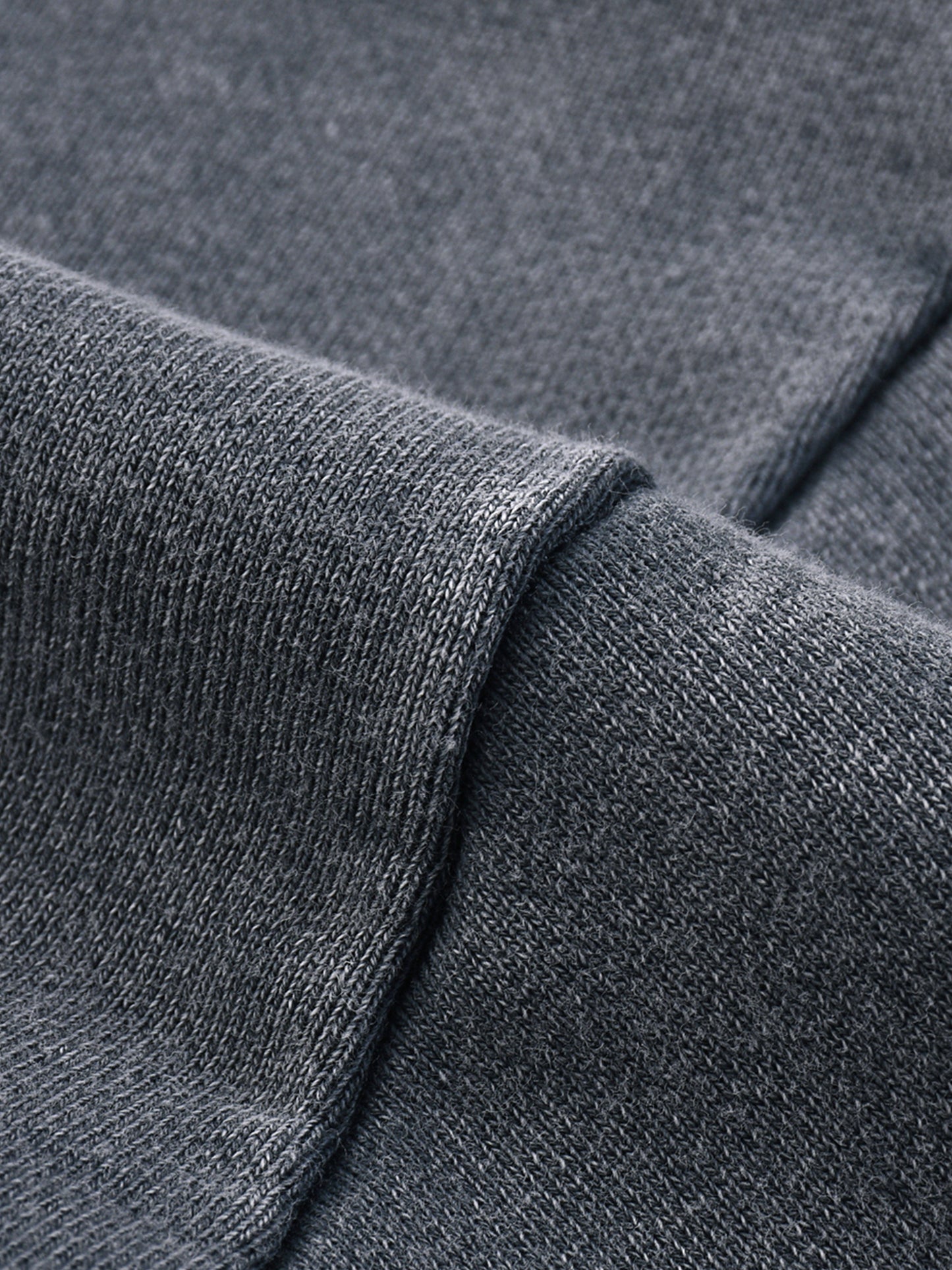 Close-up of dark gray fabric texture