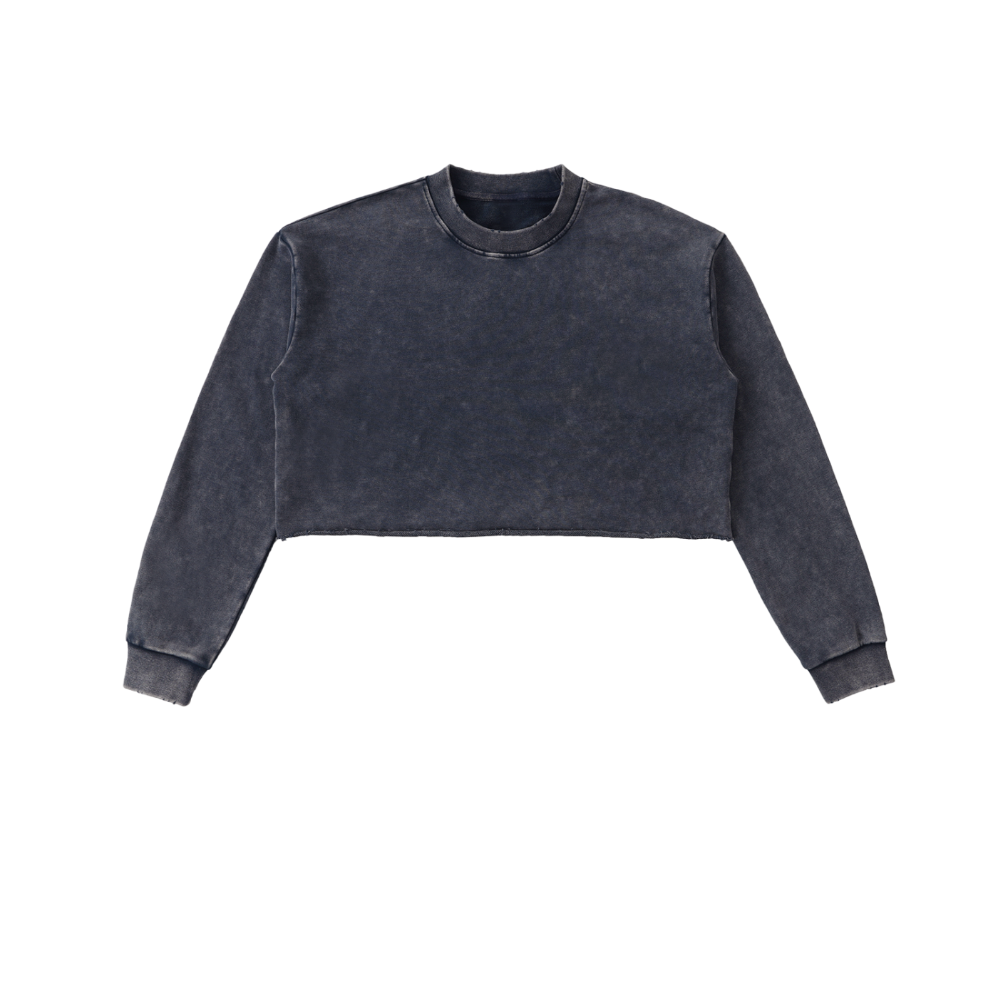 Dark gray sweatshirt on a white background