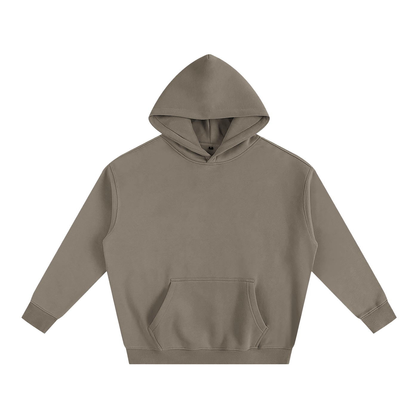 Brown hoodie on a white background