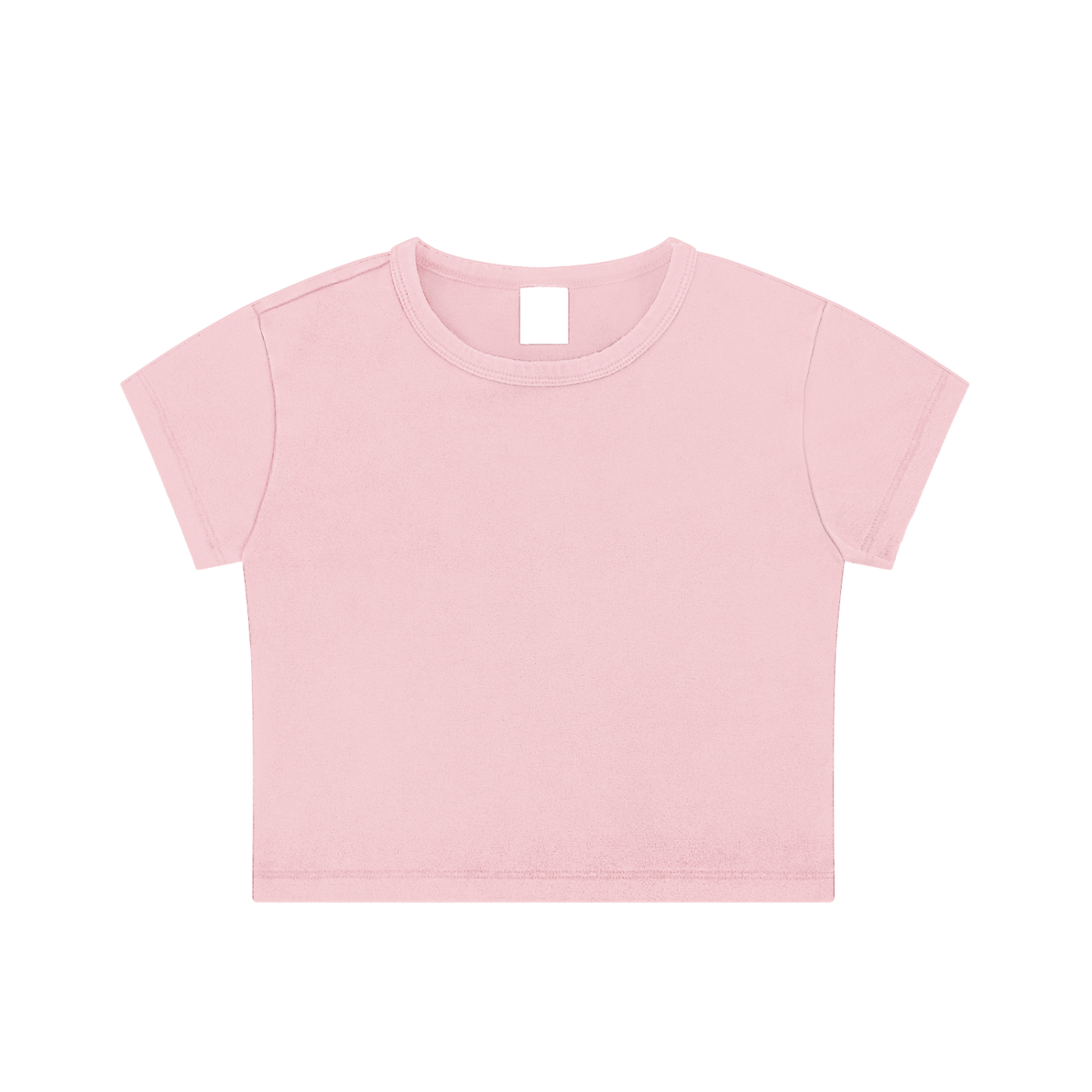 Pink t-shirt on a white background
