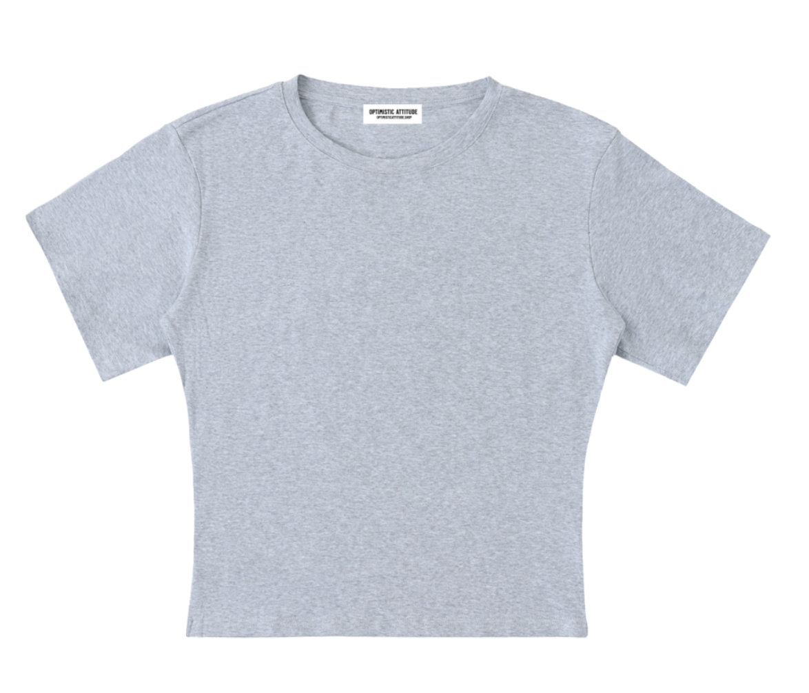 Slim Fit Relaxed Crop Top