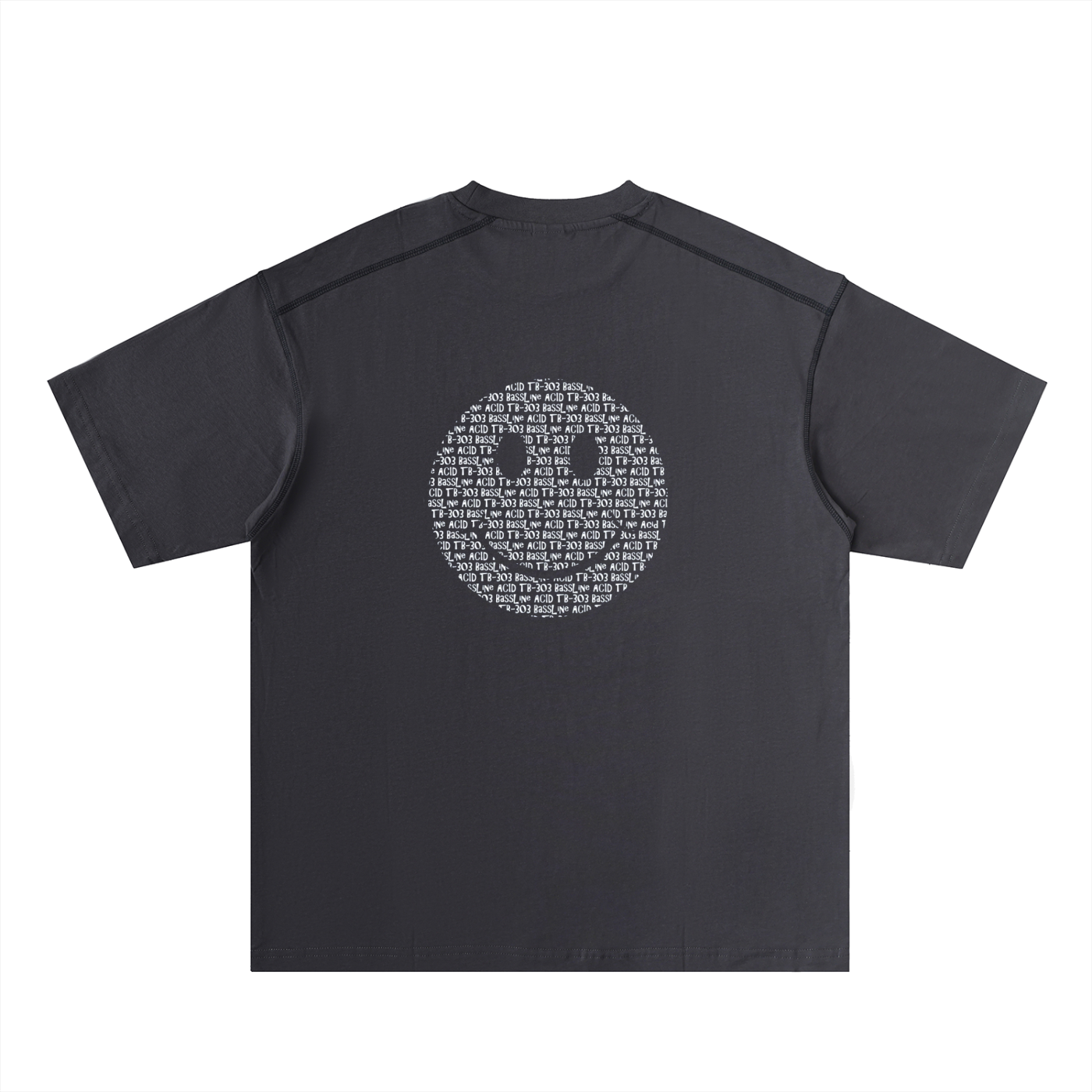 Oversized Contrast-Stitched Cotton Tee